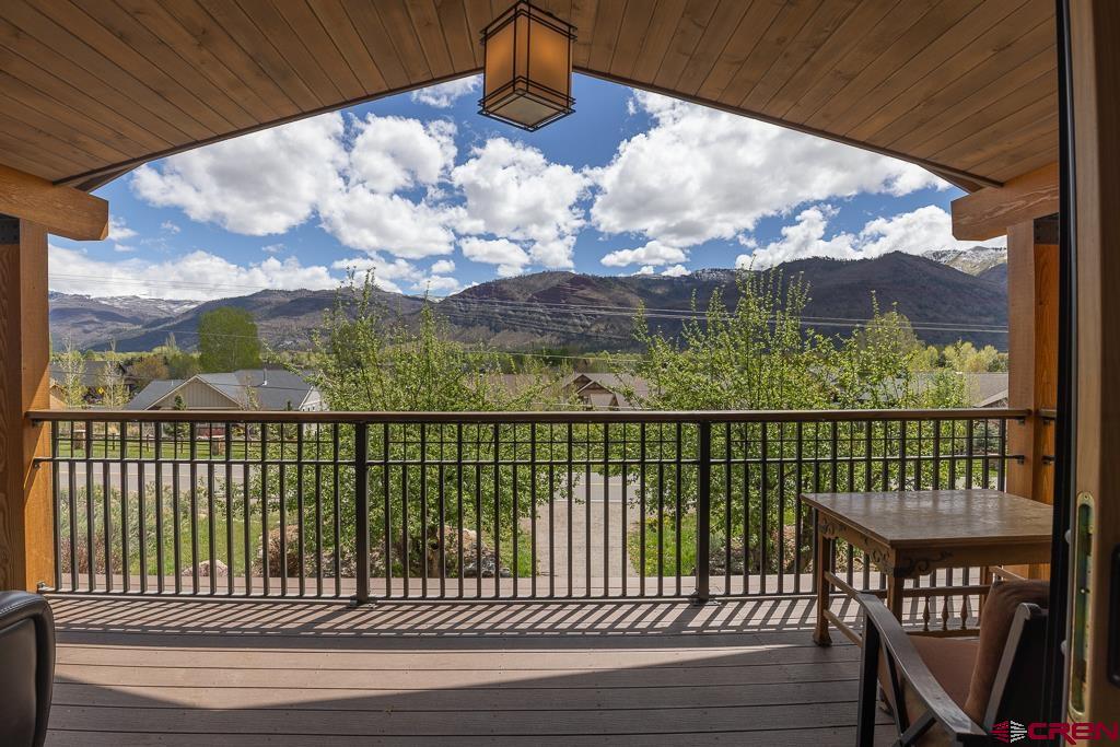 7041 County Road 203 Durango, CO 81301 - Photo 34 of 45 a view of a balcony with a garden