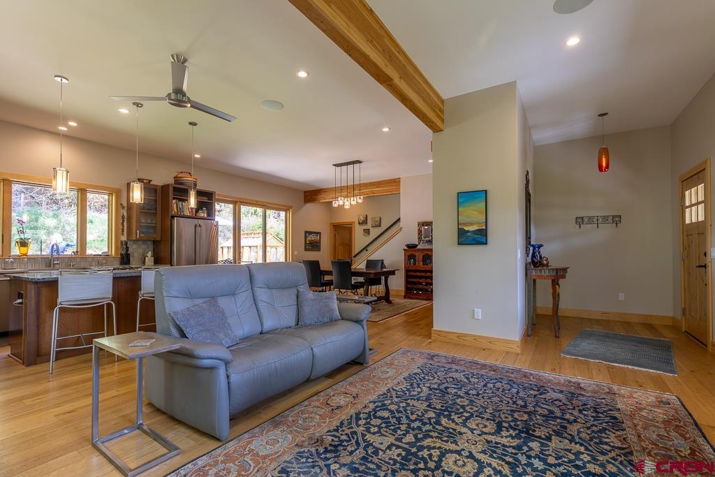 7041 County Road 203 Durango, CO 81301 - Photo 8 of 45 a living room with furniture and wooden floor