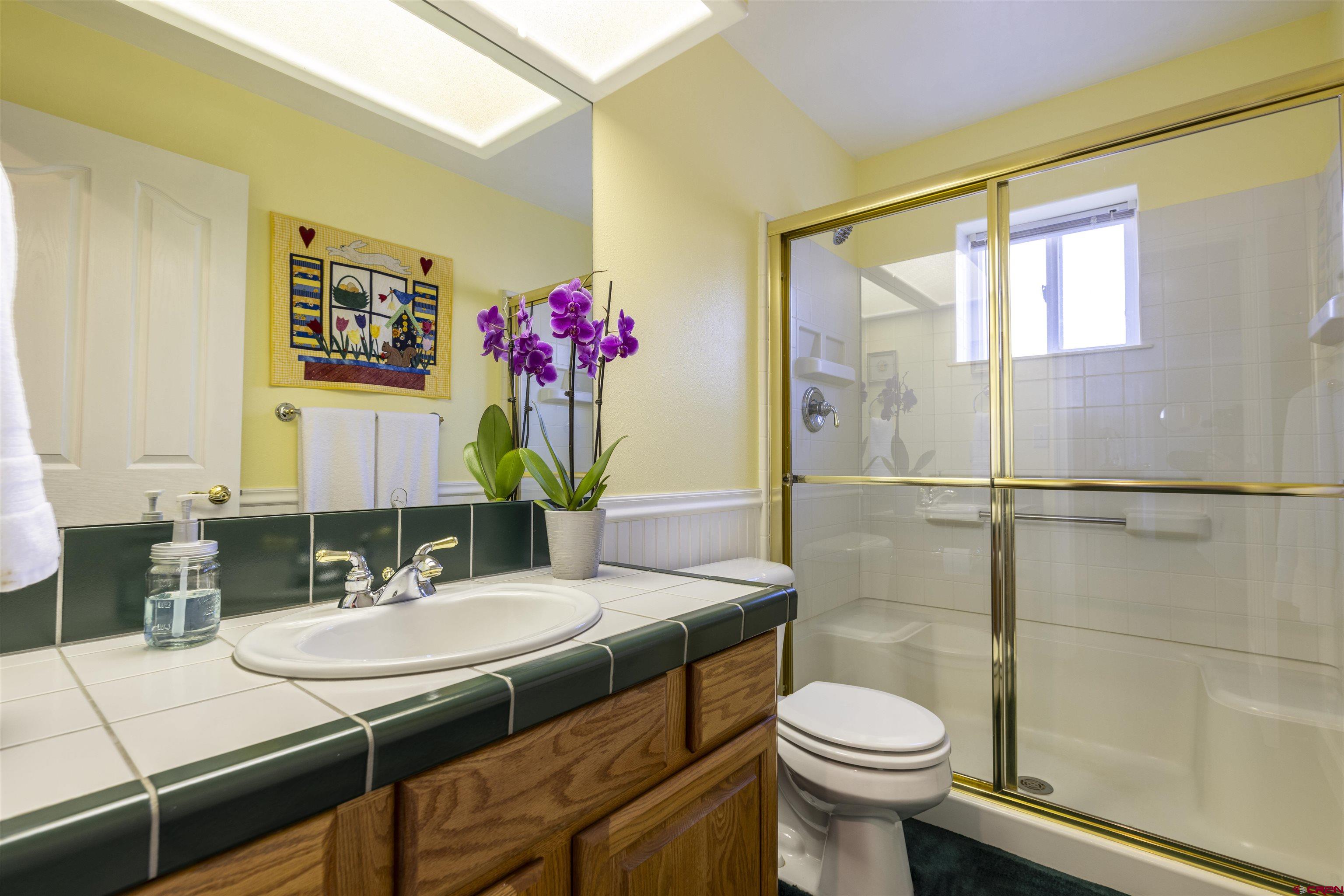 63 Sagewood Drive Ignacio, CO 81137 - Photo 25 of 33 a bathroom with a sink toilet and shower