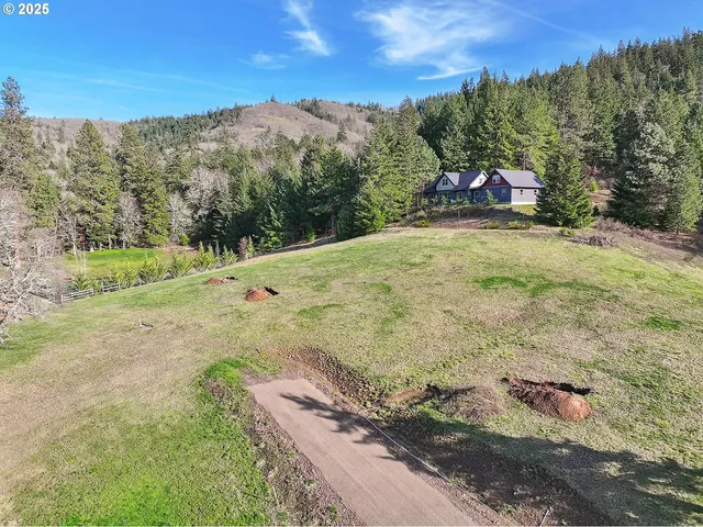 a view of outdoor space and mountain view