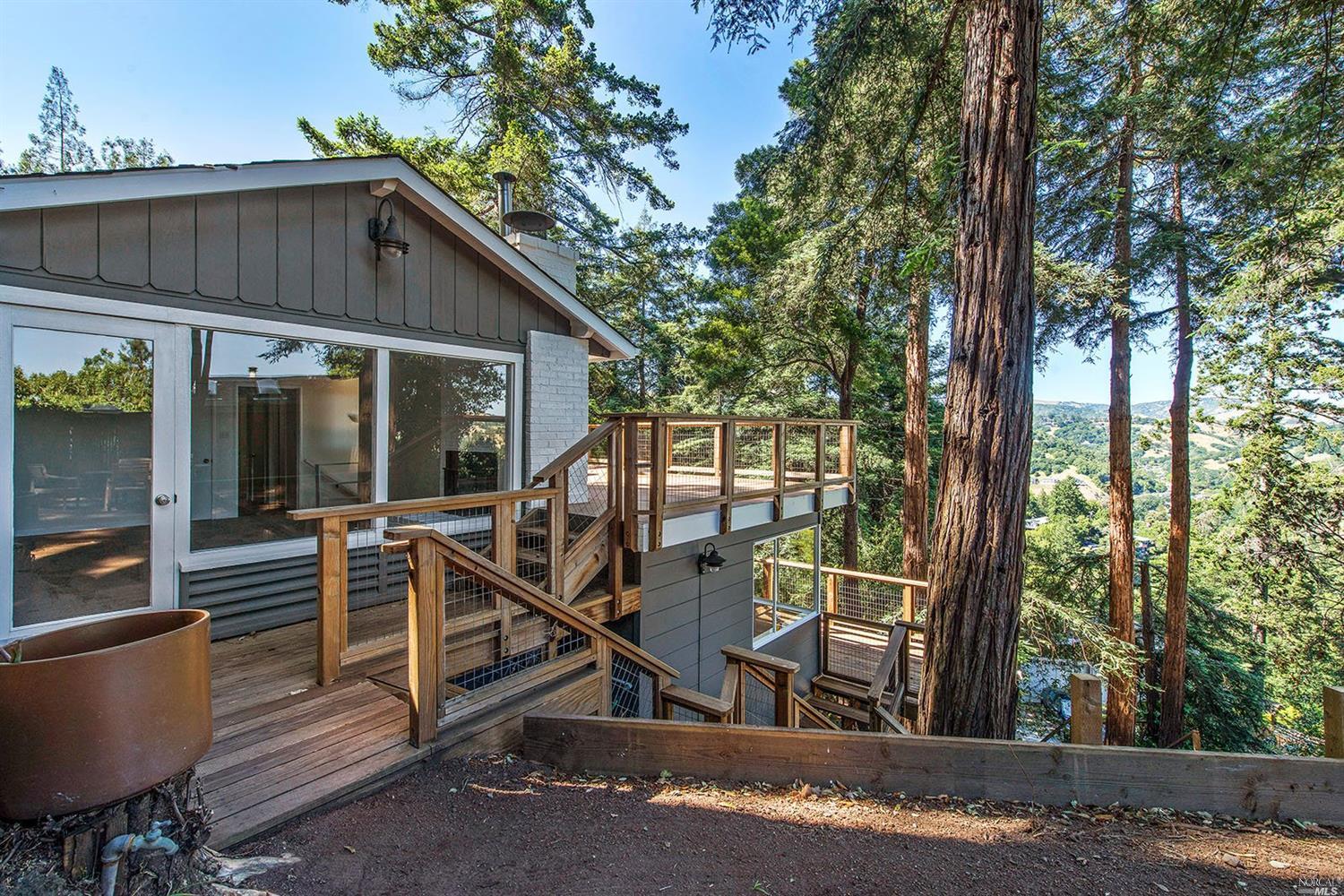 29 Redwood Road Fairfax, CA 94930 - Photo 1 of 1 a view of a house with backyard and porch