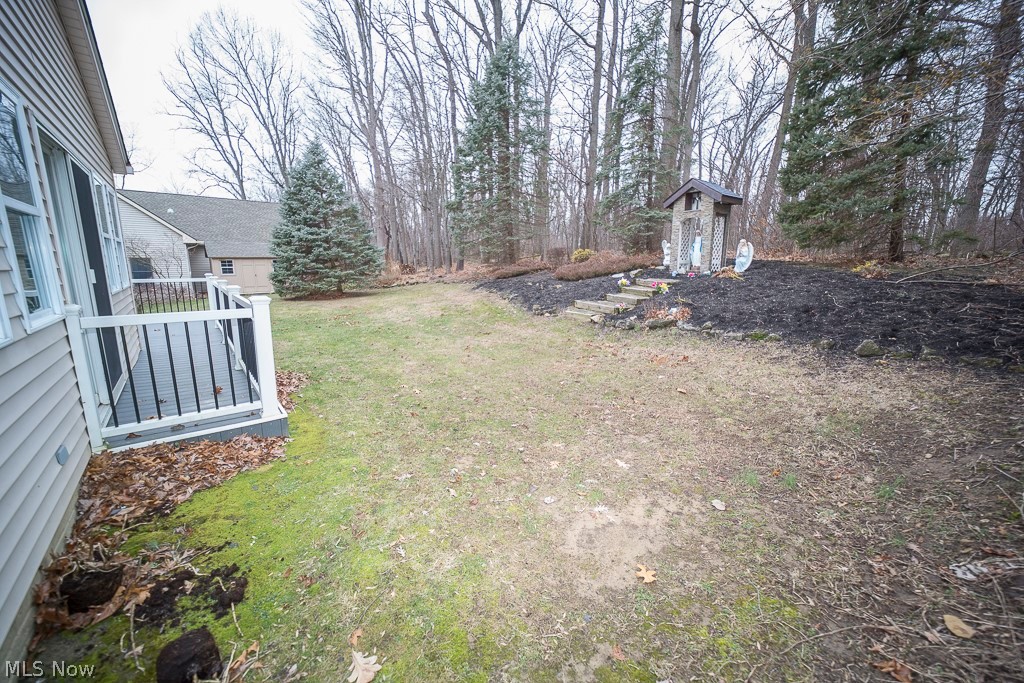 48120 Cooper Foster Park Road Amherst, OH 44001 - Photo 24 of 29 Beautiful back yard (statue does NOT stay)