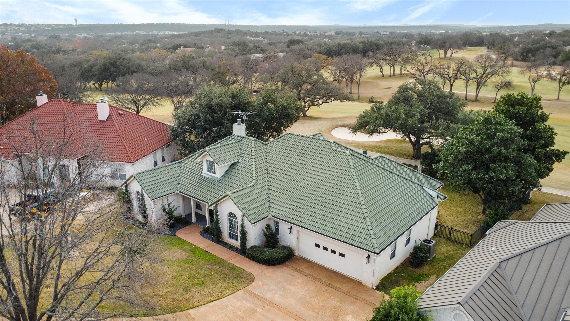 700 Shadow Hill Road Horseshoe Bay, TX 78657 - Photo 22 of 23 an aerial view of a house