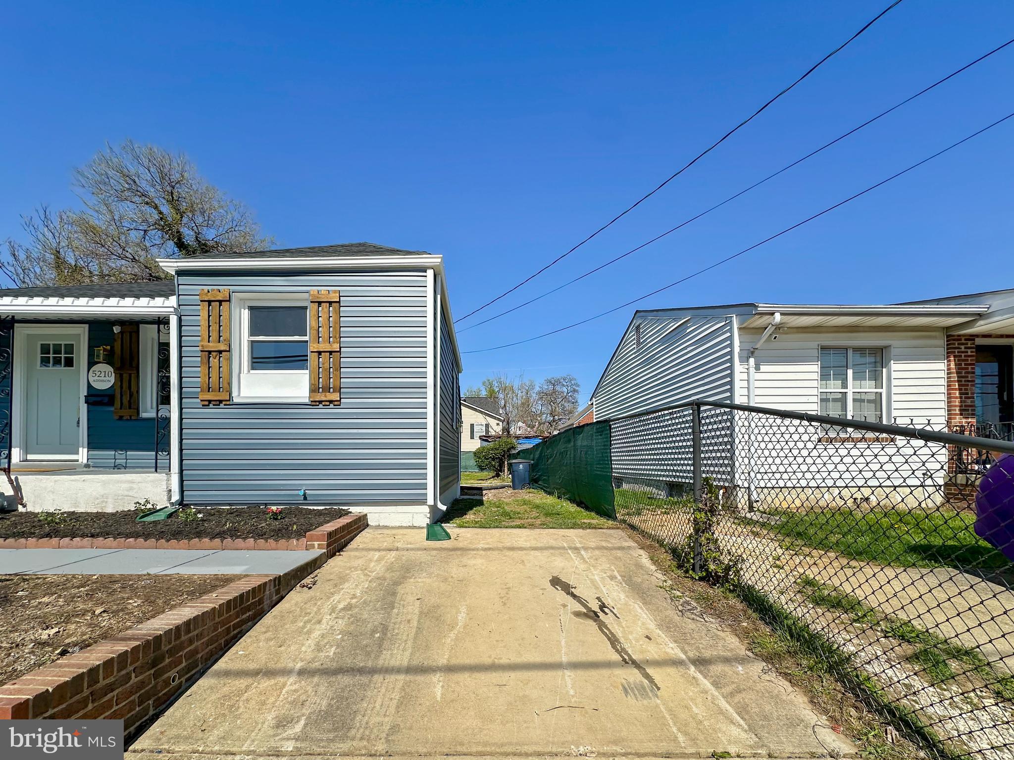 5210 Addison Road Capitol Heights, MD 20743 - Photo 7 of 55 Front View with Driveway