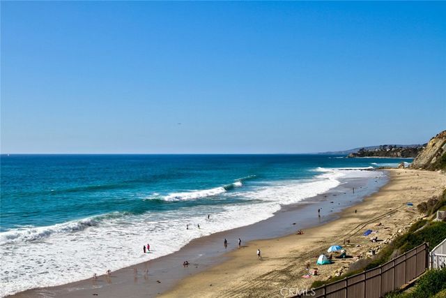 a view of an ocean and beach