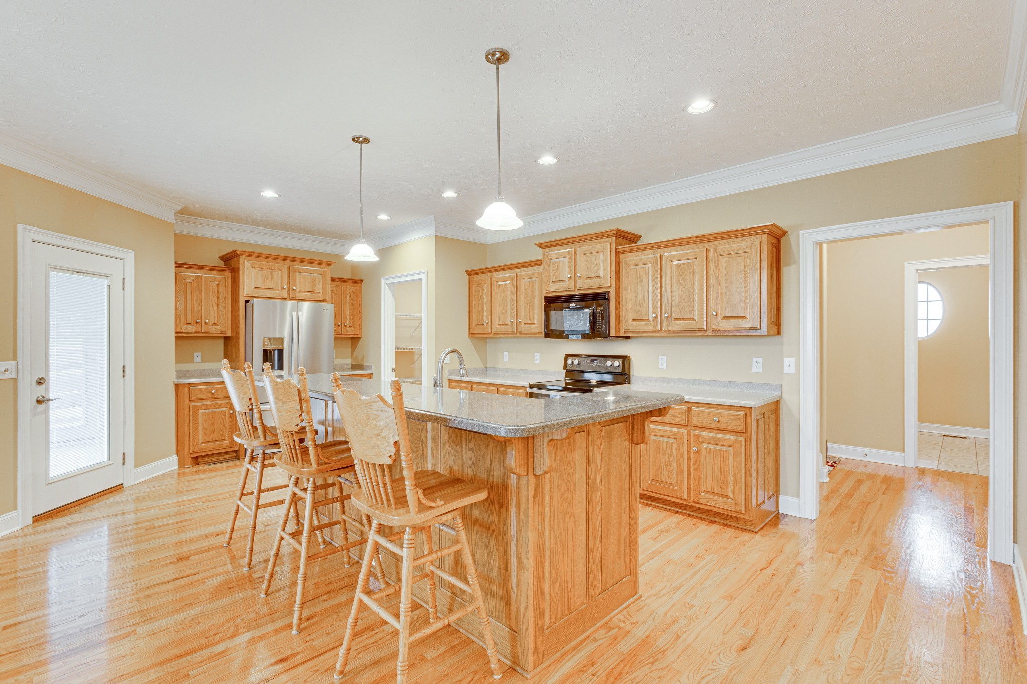 1632 Lawrence Lane Springfield, TN 37172 - Photo 18 of 51 a large kitchen with lots of counter space and wooden floor
