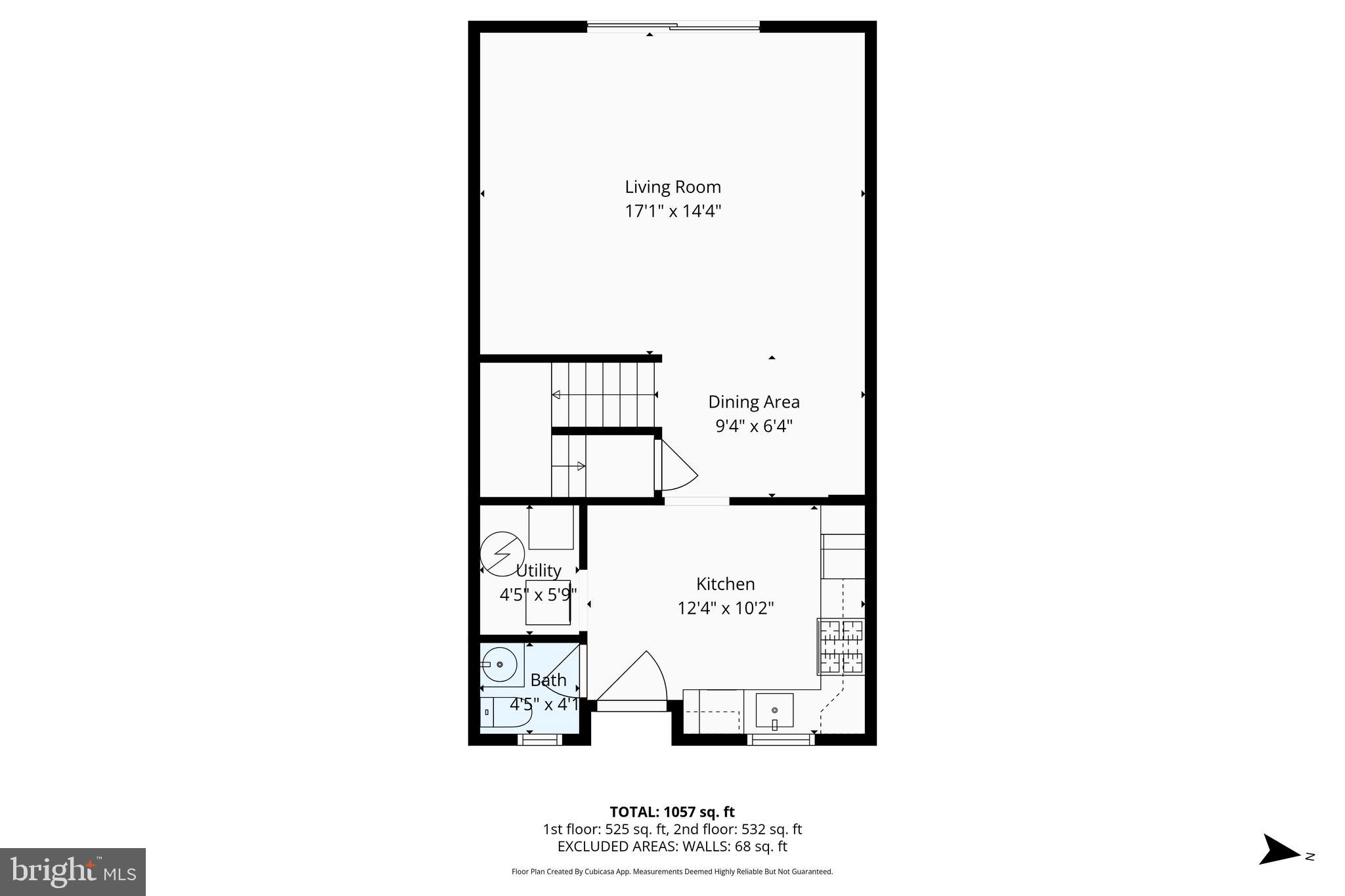 1004 Colonial Avenue Alexandria, VA 22314 - Photo 19 of 21 First Level Floor Plan