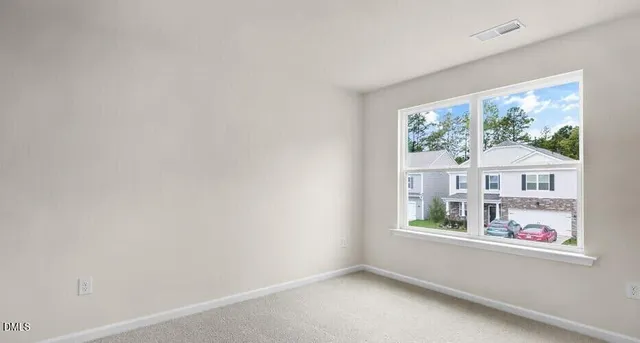 en empty room with window