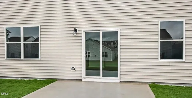 a view of a house and a window