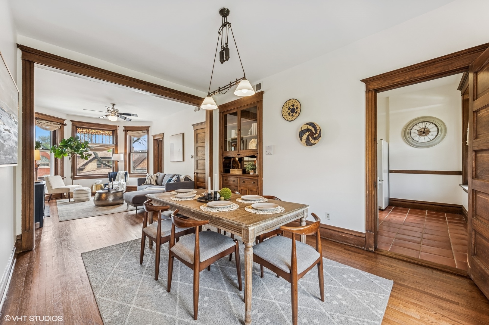 2137 West Cortez Street, Unit 2 Chicago, IL 60622 - Photo 7 of 19 a view of a dining room with furniture and wooden floor