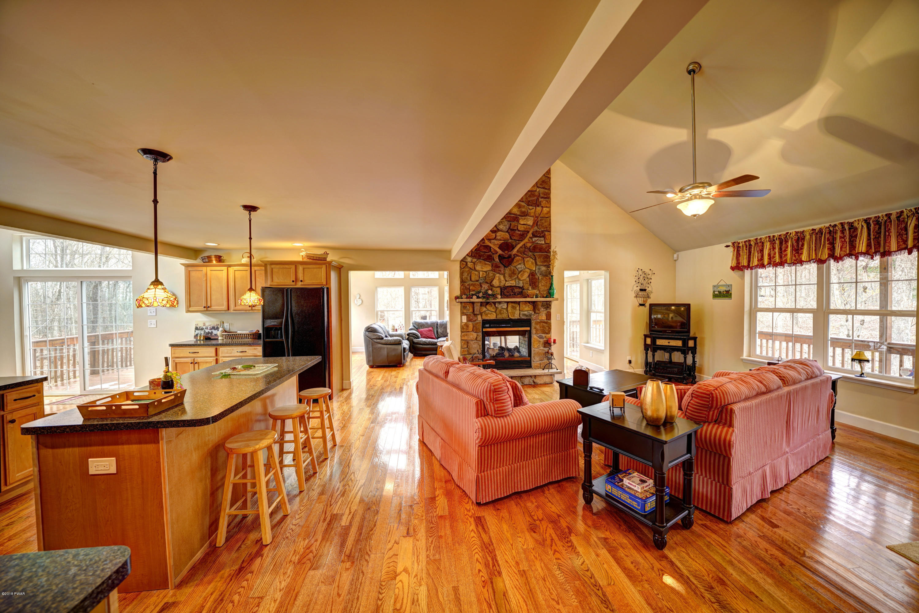 253 Lakeview Road Lackawaxen, PA 18435 - Photo 43 of 43 Open Floor Plan