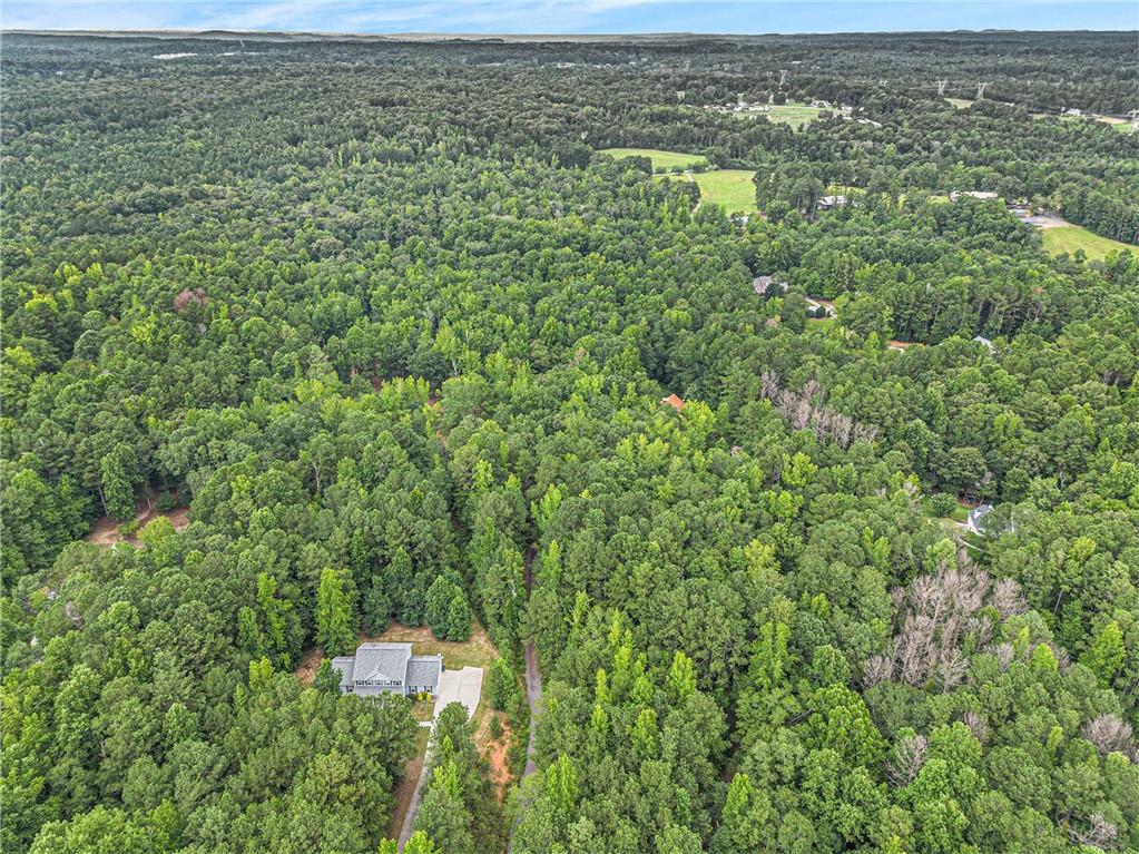 9374 High Point Road Villa Rica, GA 30180 - Photo 7 of 13 an aerial view of residential houses with outdoor space and trees