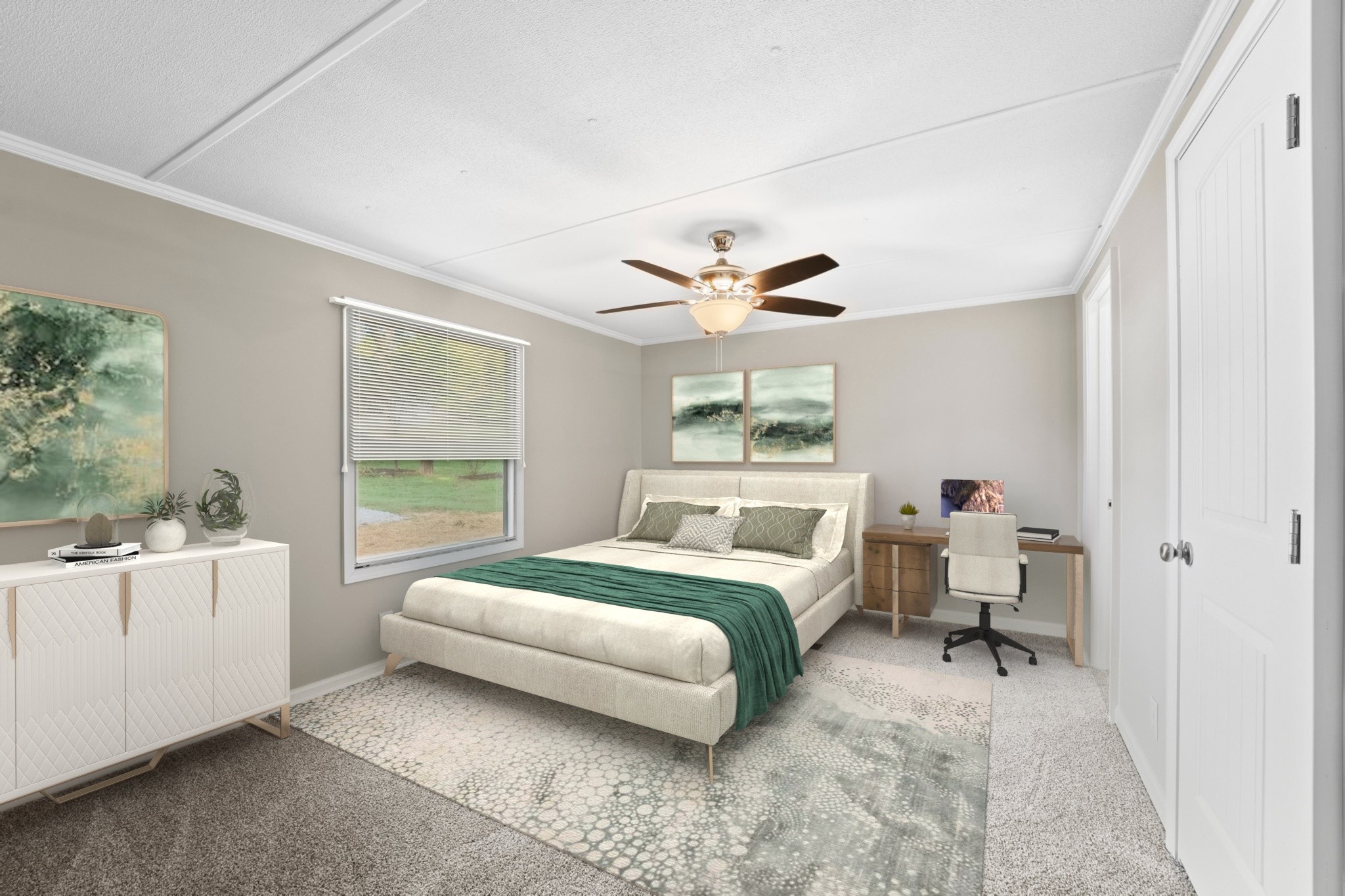 148 Glenburg Drive Manchester, TN 37355 - Photo 26 of 36 a bedroom with a large bed and a window