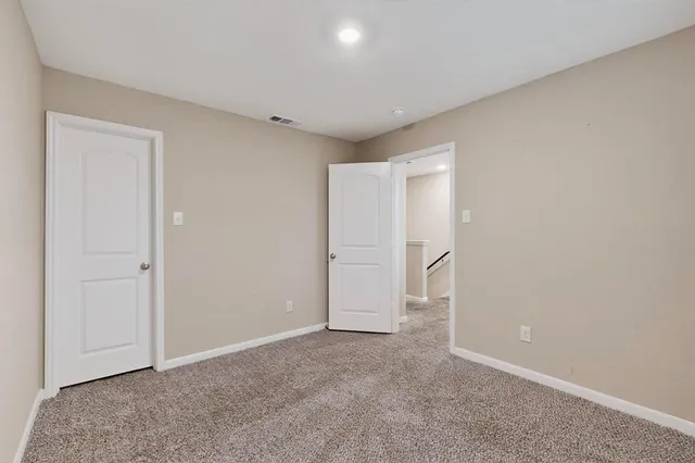 a view of an empty room