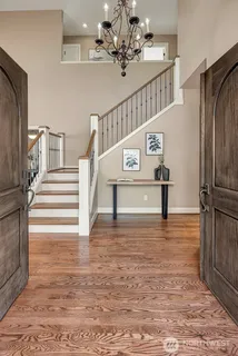 a view of entryway and hall