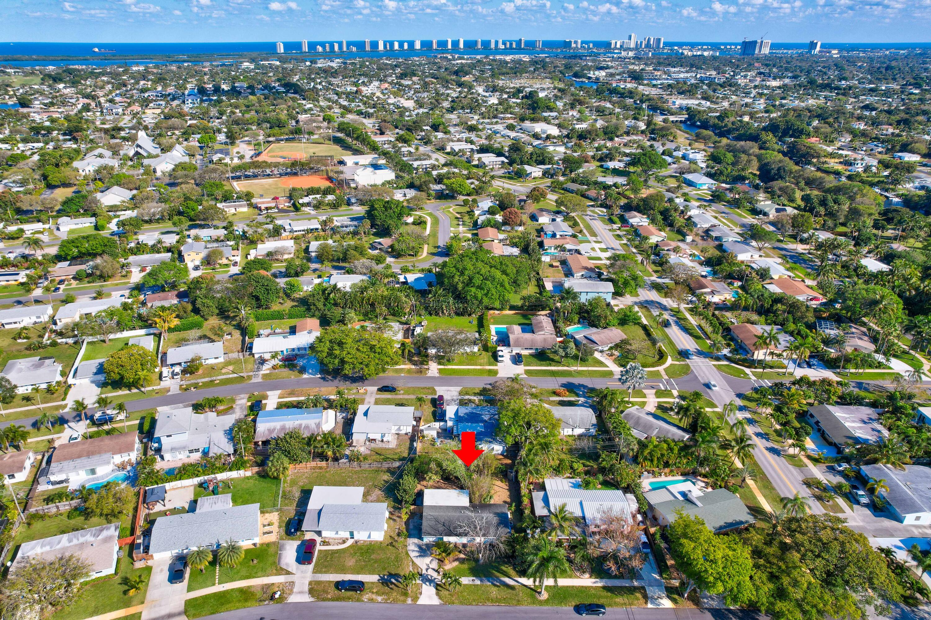 709 Gumtree Road North Palm Beach, FL 33408 - Photo 4 of 51 Aerial