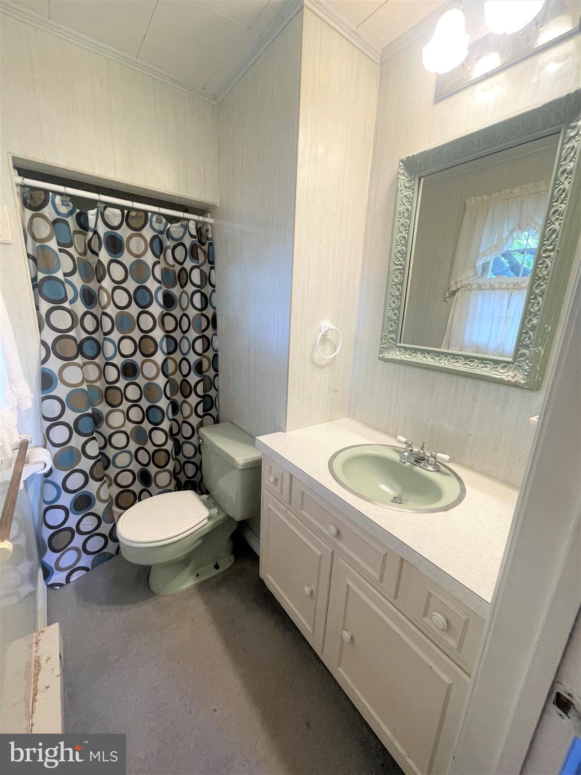 29 Georgia Road Pennsville, NJ 08070 - Photo 16 of 29 a bathroom with a toilet a sink and a mirror