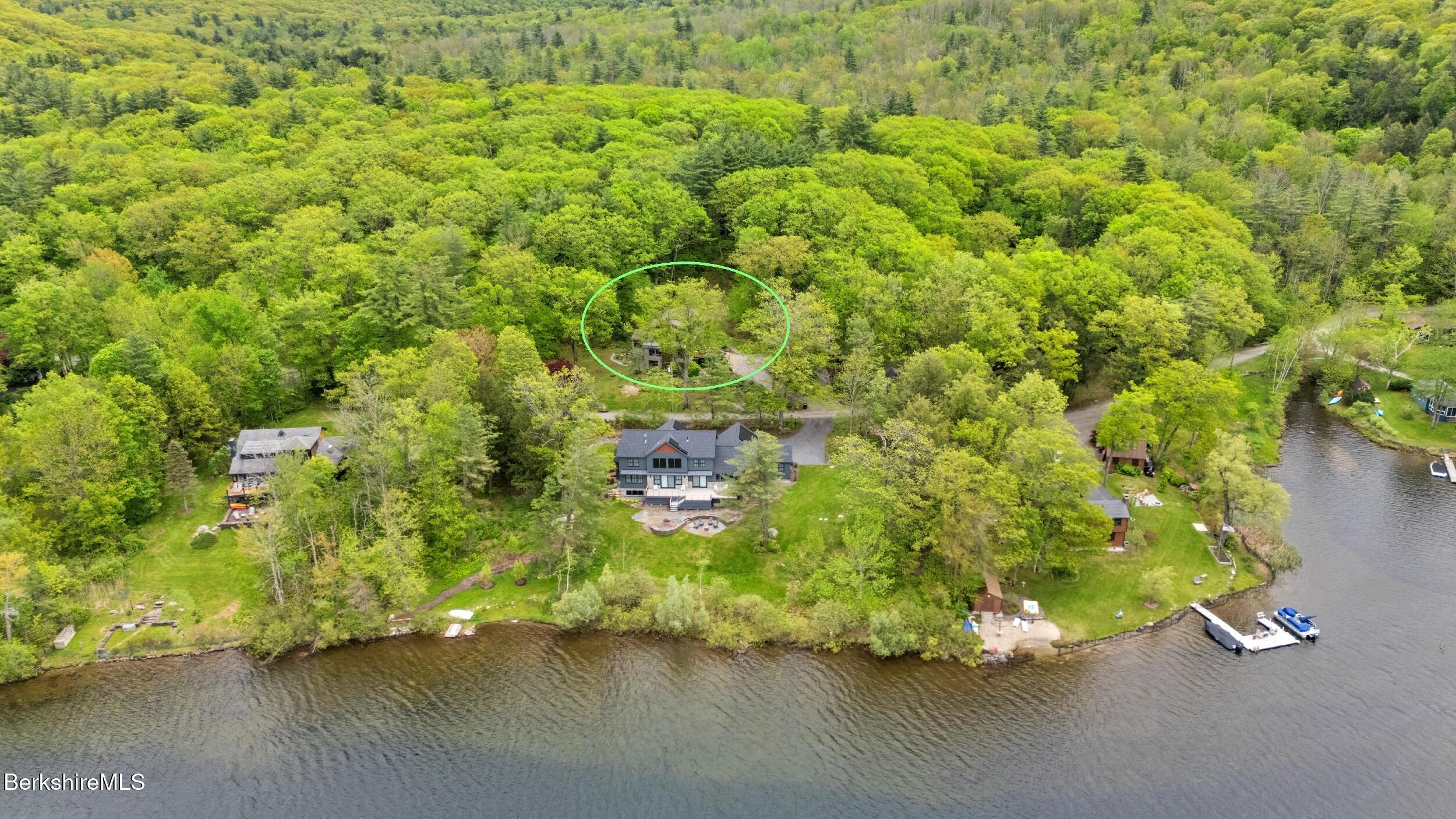 18 Cooper Creek Road Tyringham, MA 01238 - Photo 5 of 49 AERIAL VIEW