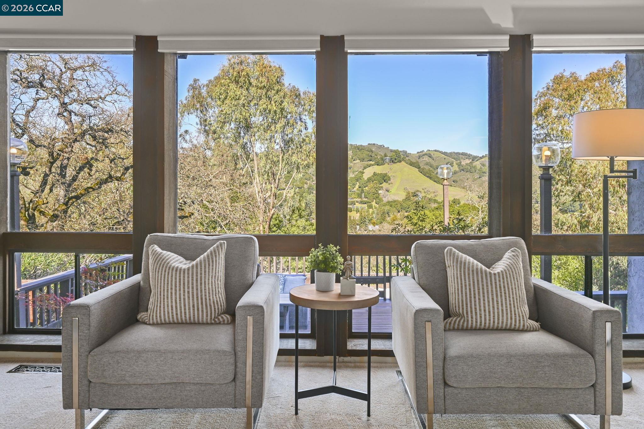 3912 Quail Ridge Road Lafayette, CA 94549 - Photo 28 of 60 a living room with furniture and a large window