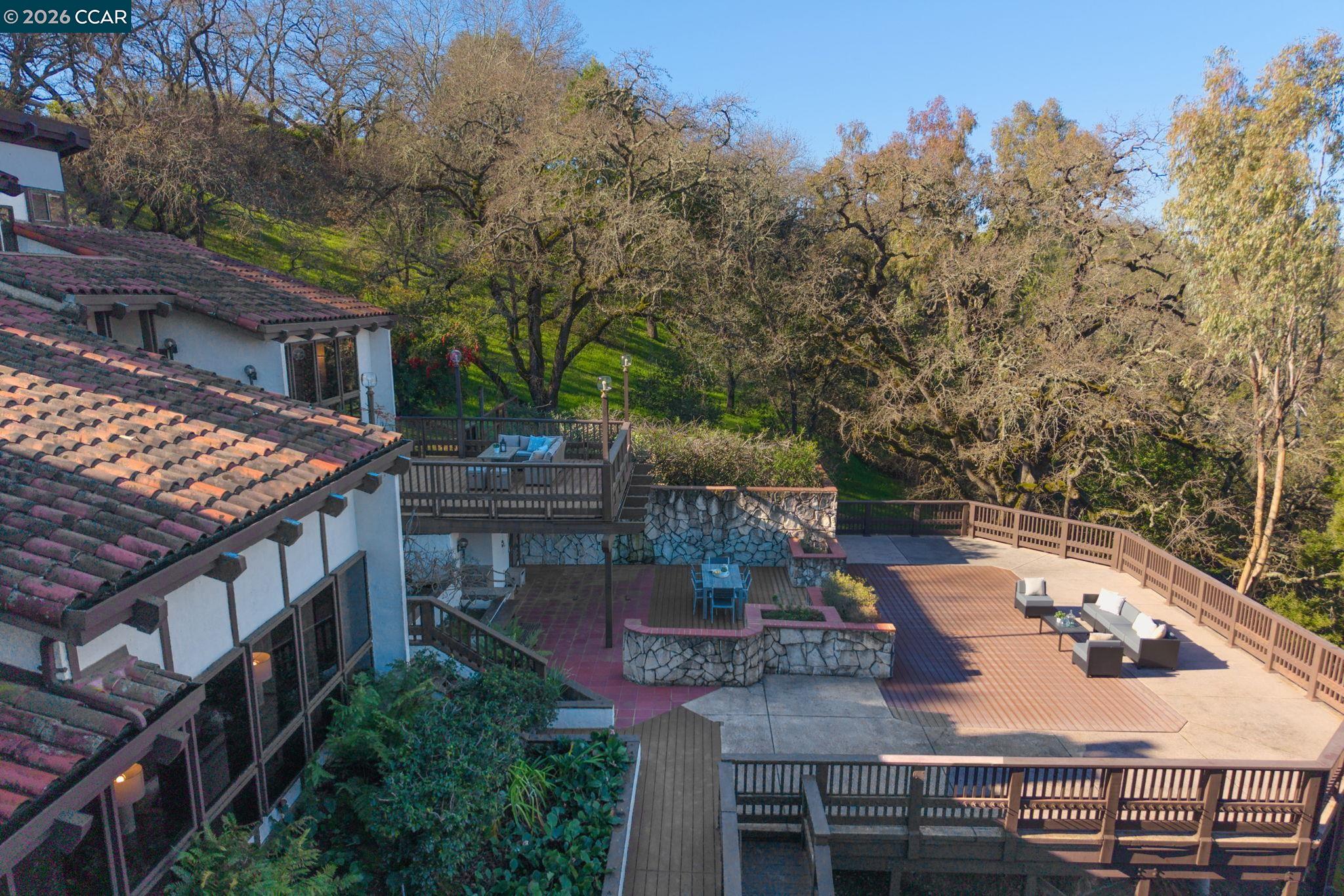 3912 Quail Ridge Road Lafayette, CA 94549 - Photo 41 of 60 a view of house with outdoor space and sitting area