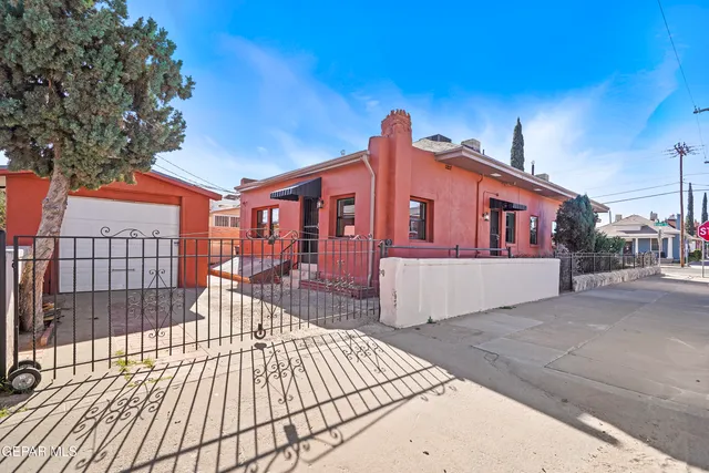 a front view of a house with a balcony
