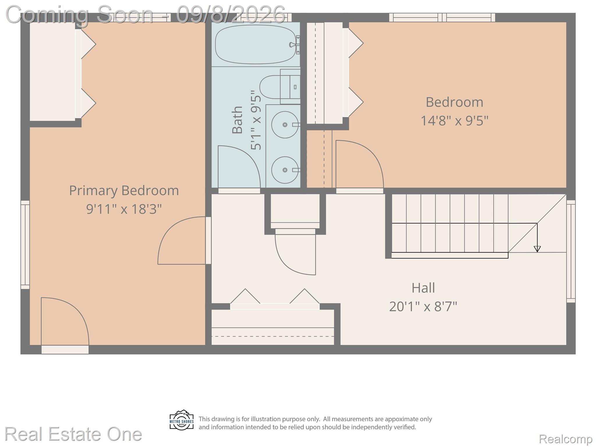 7961 Merrick Street Taylor, MI 48180 - Photo 38 of 39 Floor plan