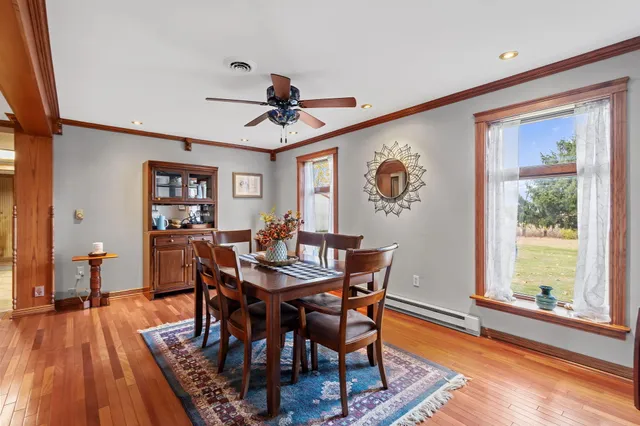 a view of city and mountain