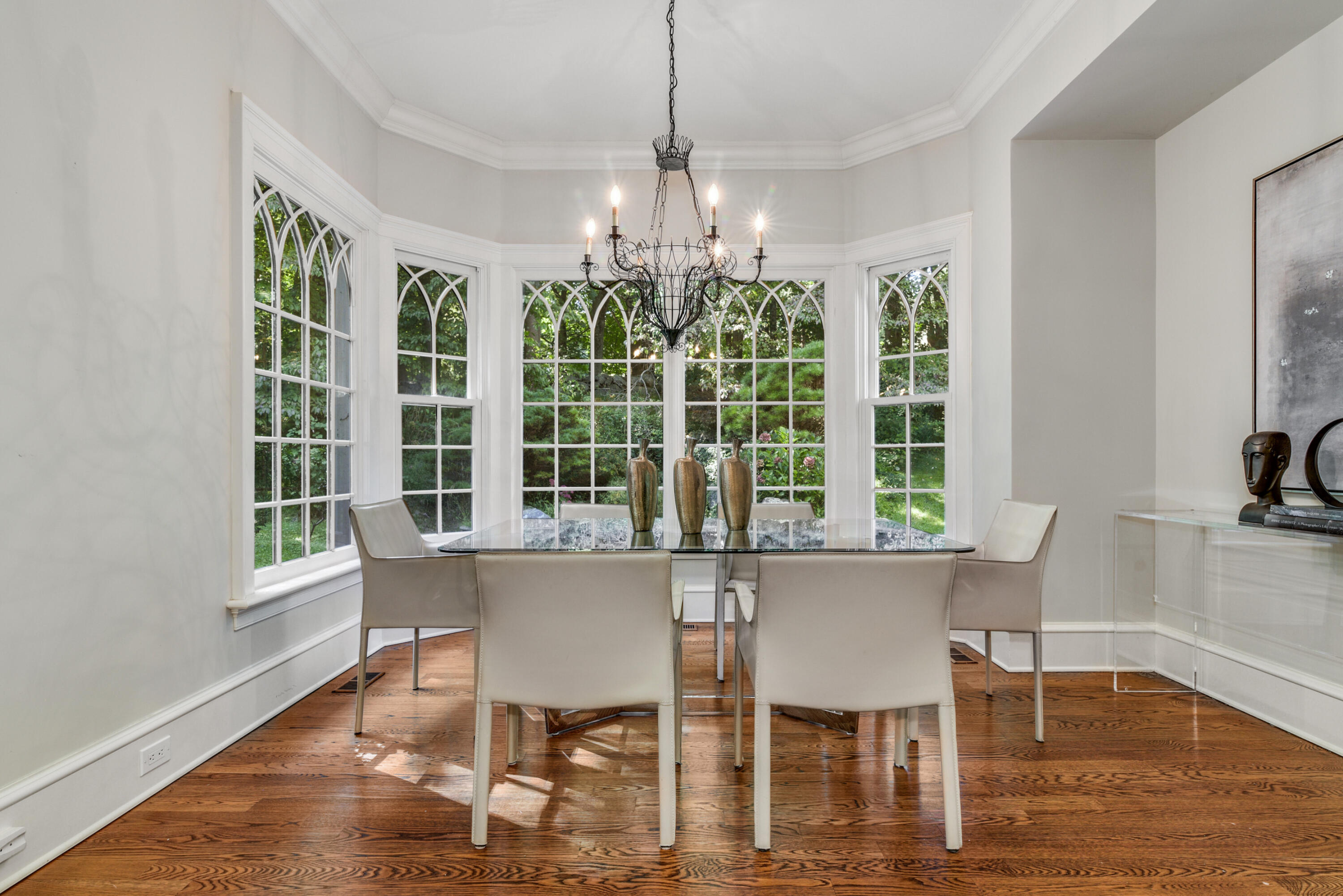 183 Ferris Hill Road New Canaan, CT 06840 - Photo 14 of 40 a dining room with furniture window wooden floor