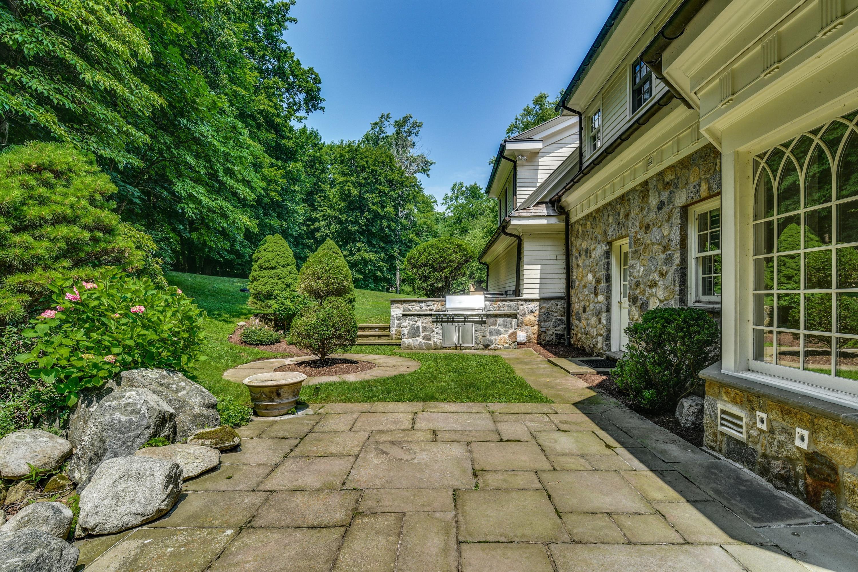 183 Ferris Hill Road New Canaan, CT 06840 - Photo 35 of 40 a view of yard with outdoor seating