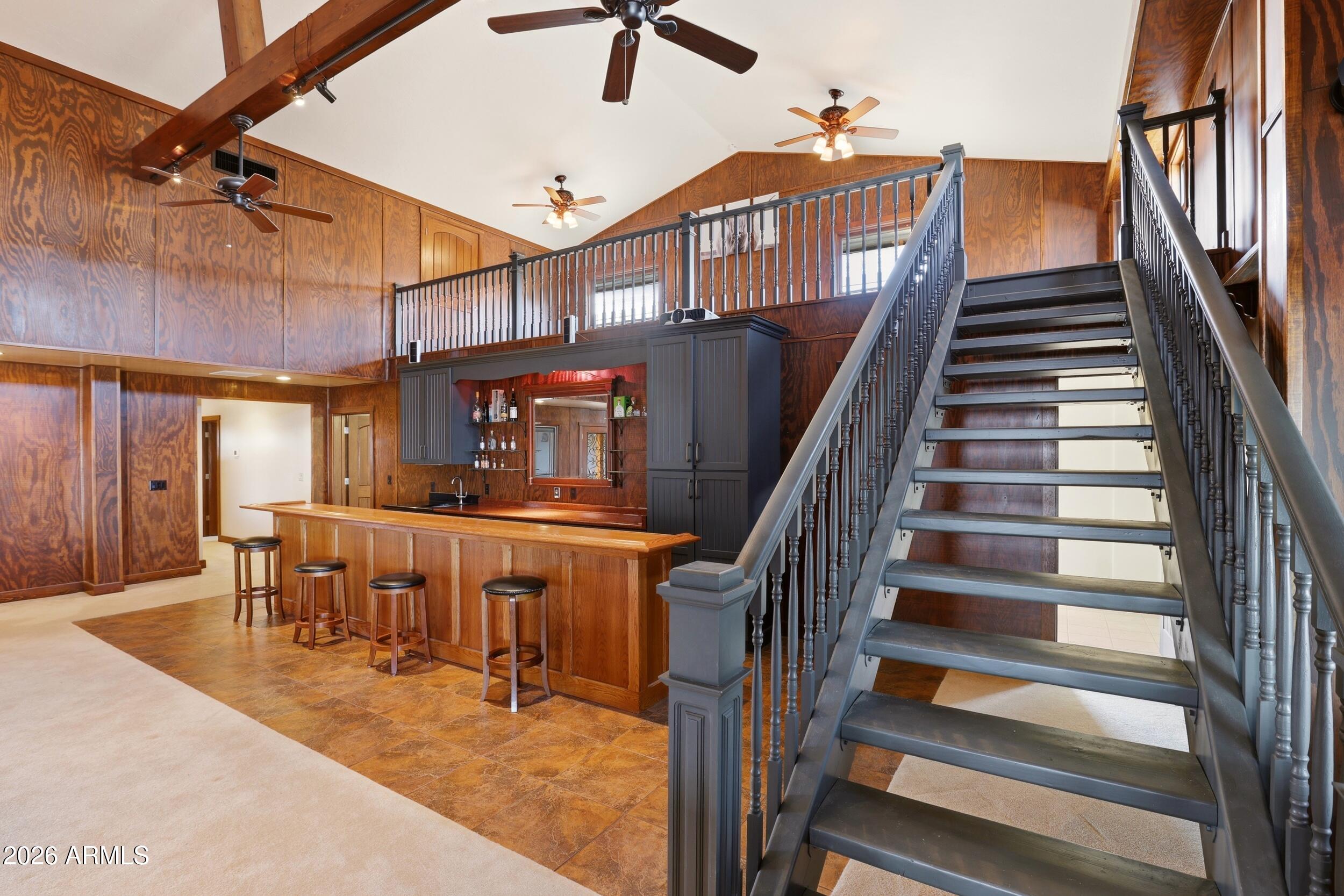 33351 South Highjinks Road Oracle, AZ 85623 - Photo 15 of 51 Great rm-staircase to loft