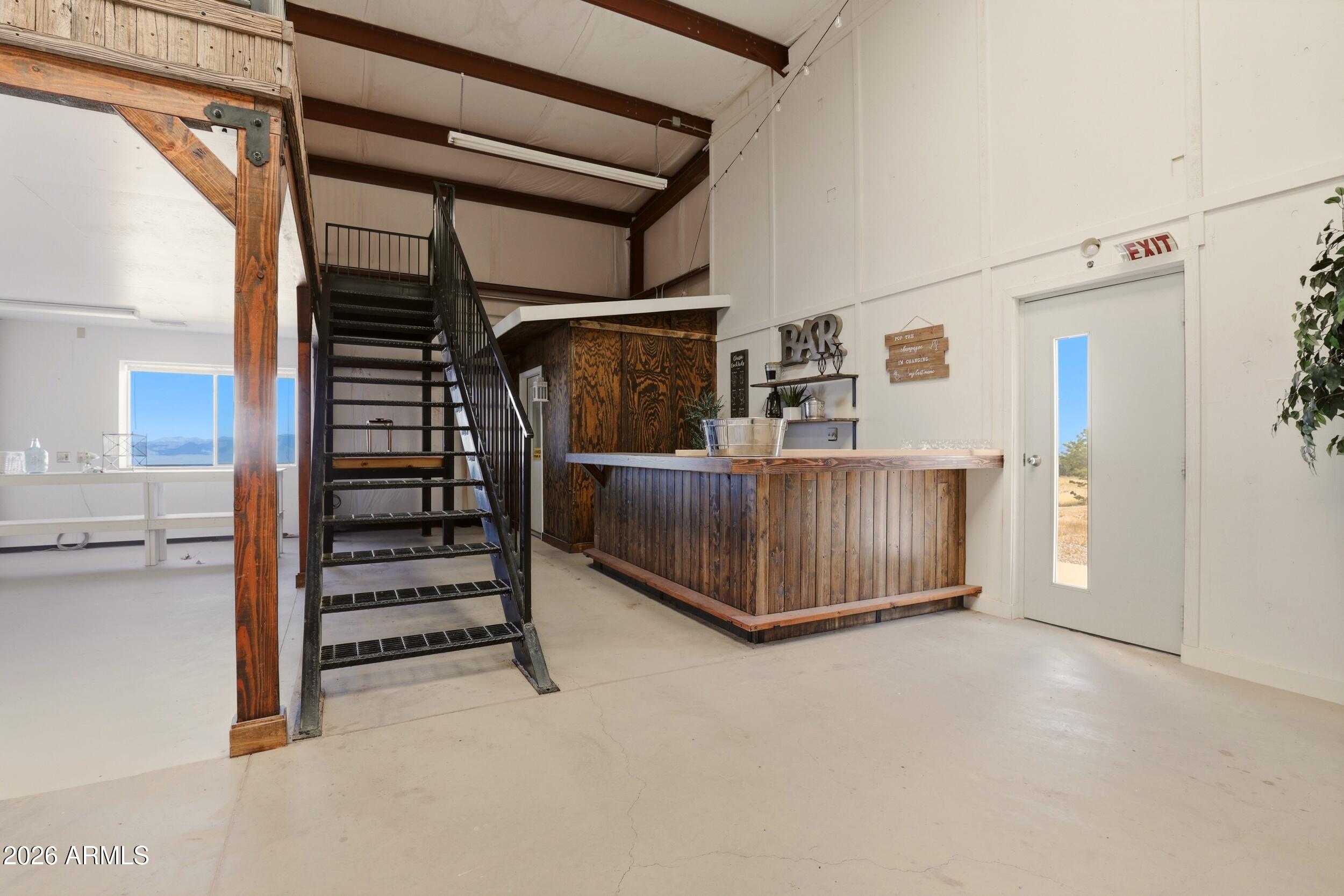 33351 South Highjinks Road Oracle, AZ 85623 - Photo 44 of 51 Barn/Garage-stairway to loft