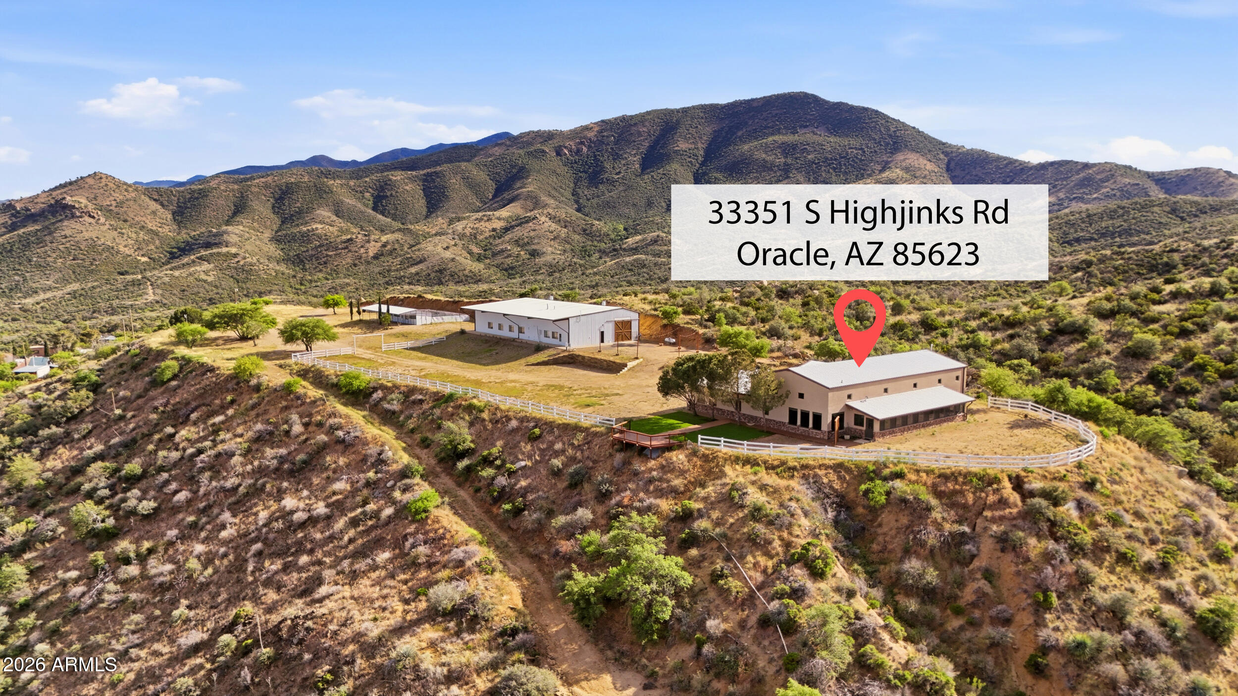 33351 South Highjinks Road Oracle, AZ 85623 - Photo 6 of 51 Aerial view