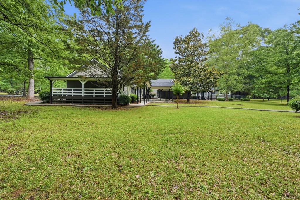 542 Knox Chapel Road Social Circle, GA 30025 - Photo 45 of 52 a view of a green field with trees in the background