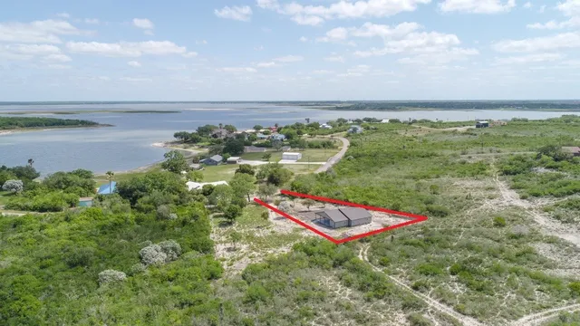 a view of an outdoor space with a lake view