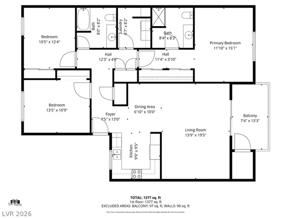 $1,750 | 2851 South Valley View Boulevard, Unit 1120, Las Vegas, NV 89102