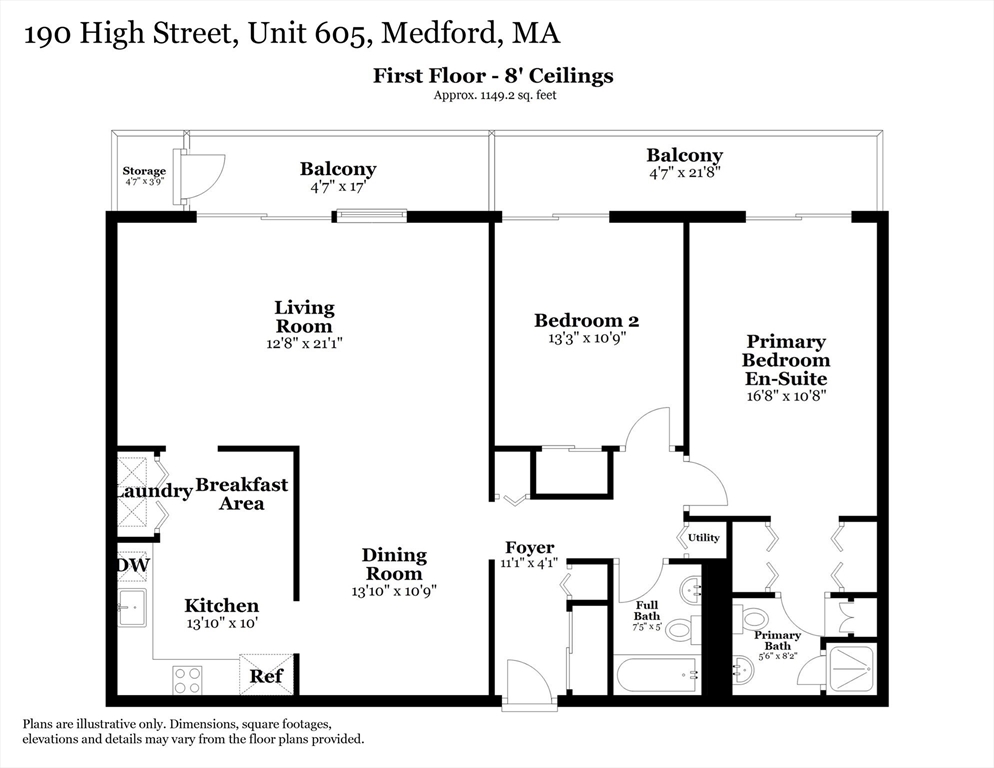 190 High Street, Unit 605 Medford, MA 02155 - Photo 37 of 37 a picture