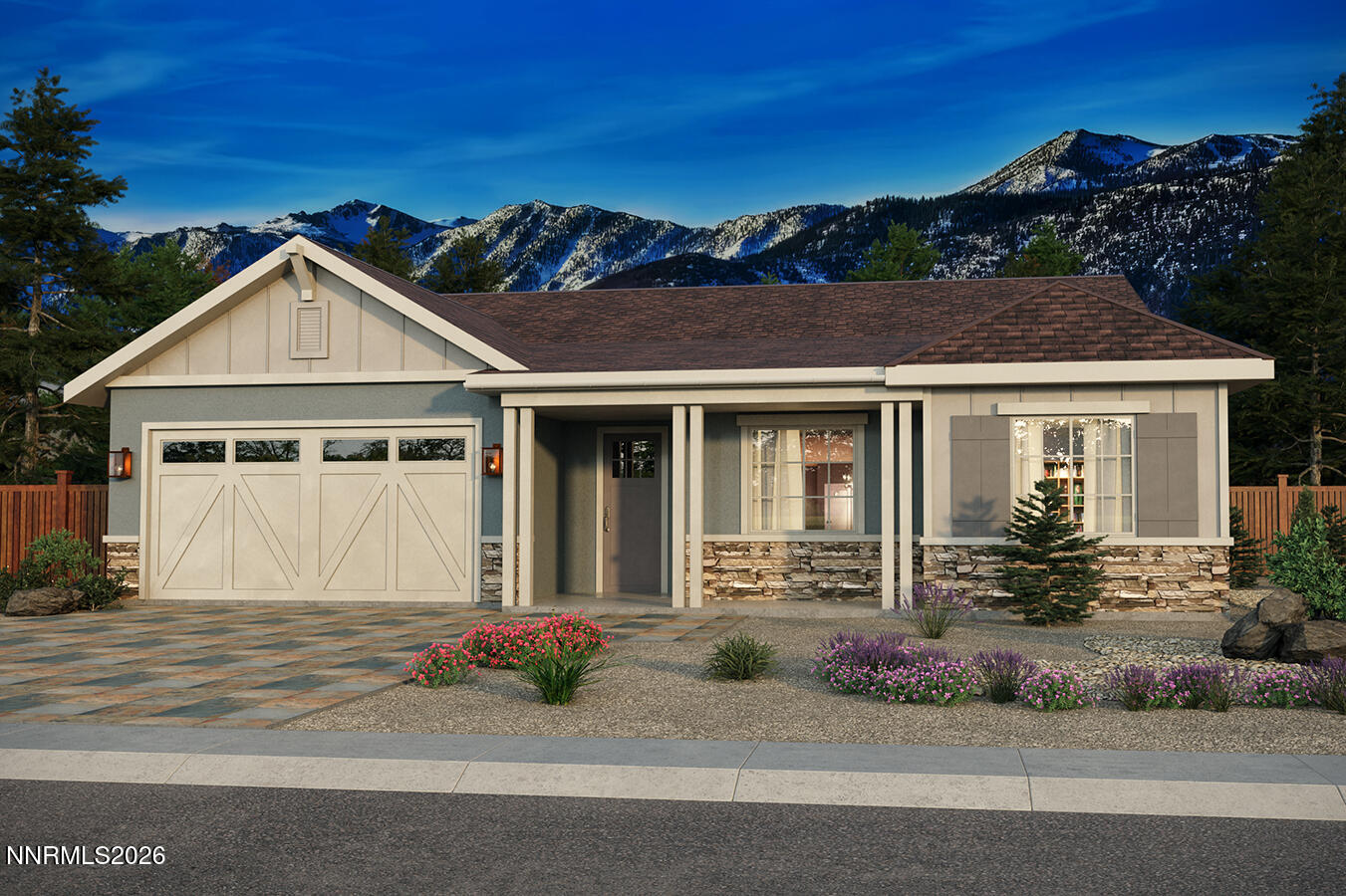584 Sage Grouse Loop Gardnerville, NV 89460 - Photo 1 of 4 a front view of a house with a yard