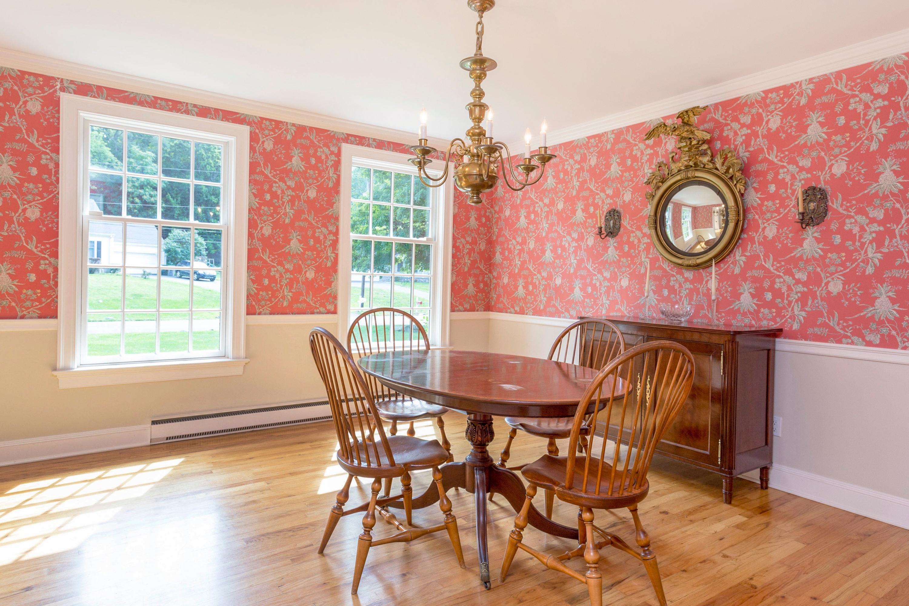 34 Country Club Road Darien, CT 06820 - Photo 6 of 17 a view of a dining room with furniture and window