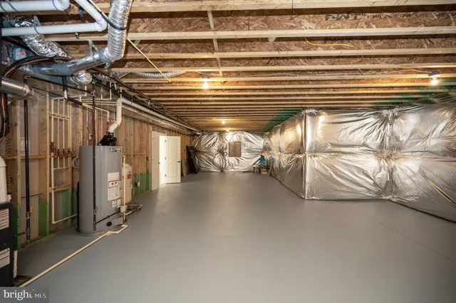 a view of storage and utility room