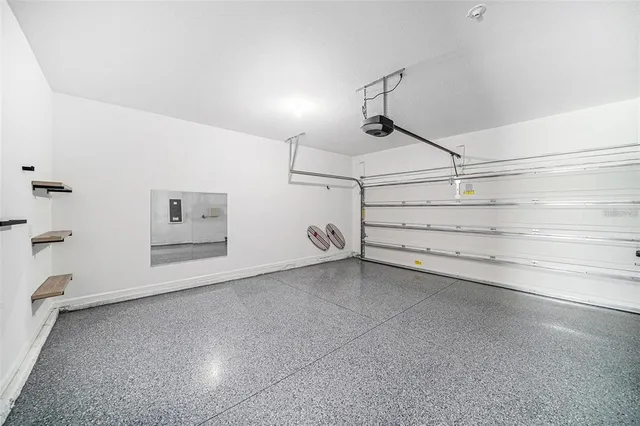 a view of a room with an empty space