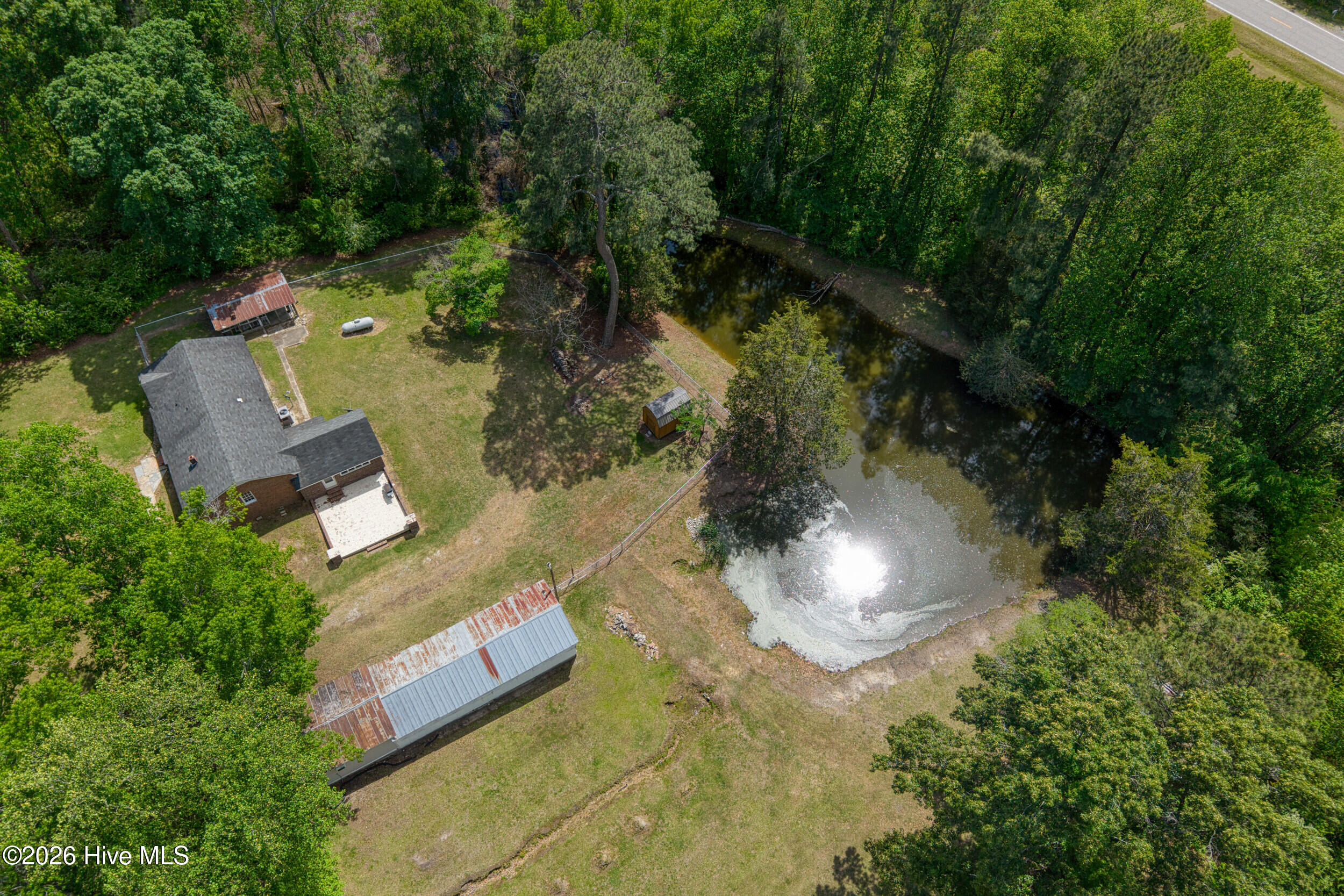 1194 Felton Farm Road Macclesfield, NC 27852 - Photo 27 of 36 Aerial View