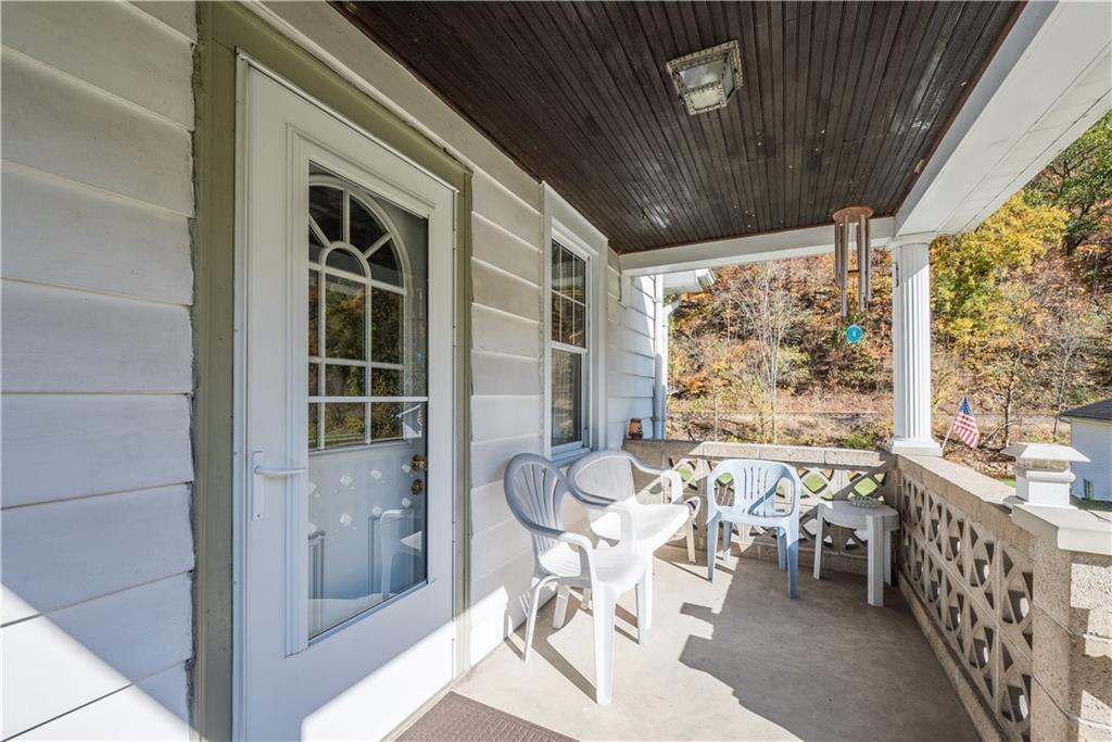 1546 State Rte 2023 Monongahela, PA 15063 - Photo 26 of 28 Porch has creek views