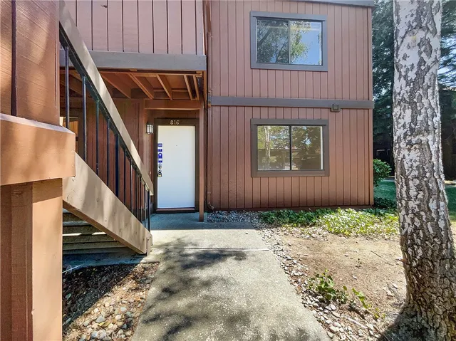 a view of an entryway door