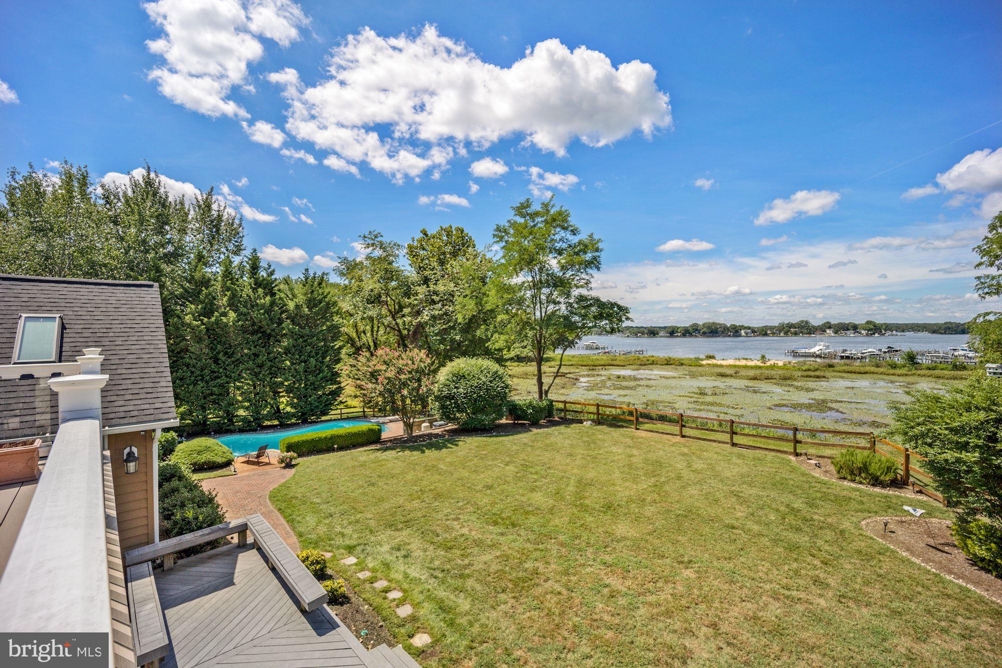 8100 Pinehurst Harbour Way Pasadena, MD 21122 - Photo 22 of 70 View from Master Bedroom Deck