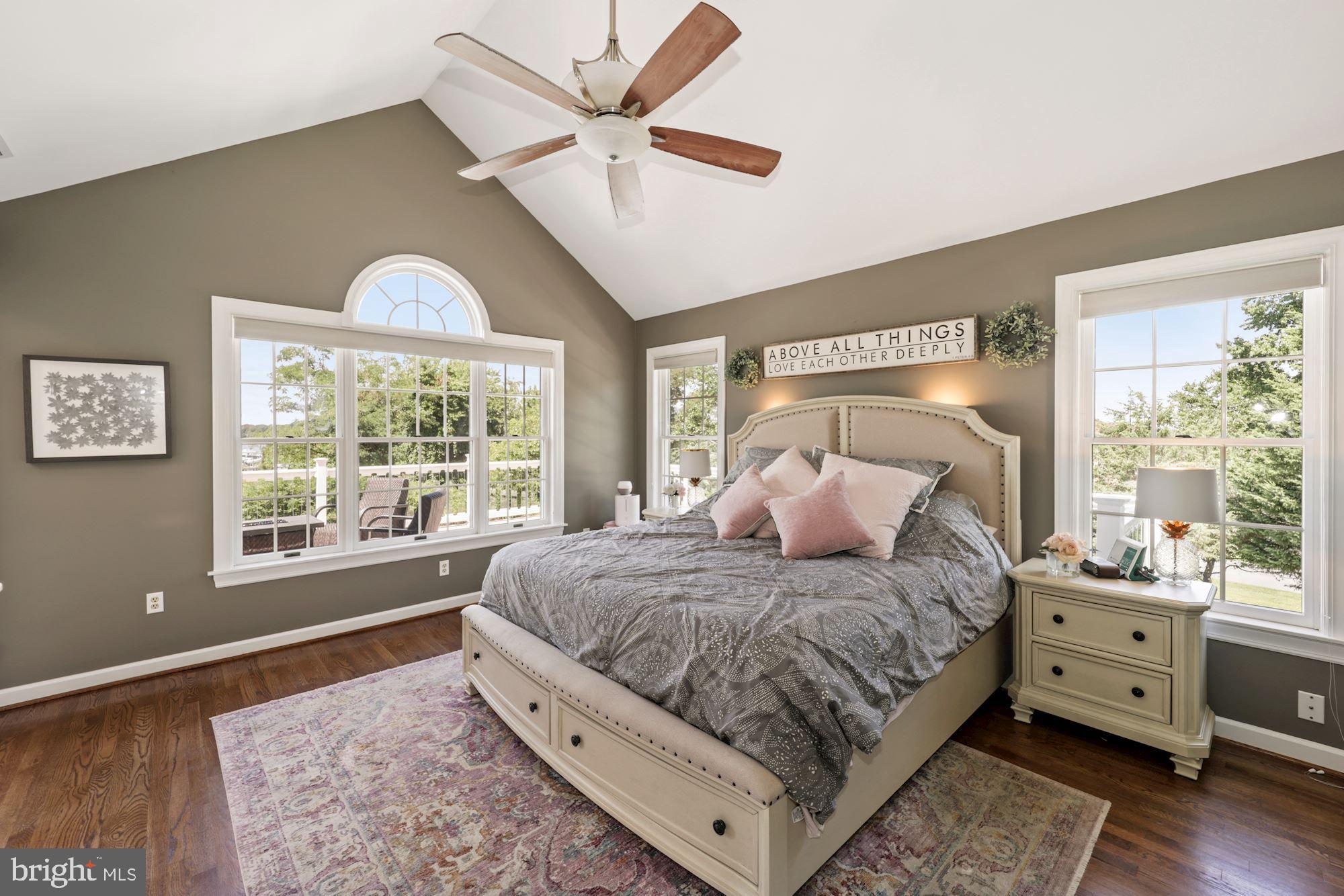 8100 Pinehurst Harbour Way Pasadena, MD 21122 - Photo 50 of 70 Master Bedroom overlooks Bodkin Creek and the Bay