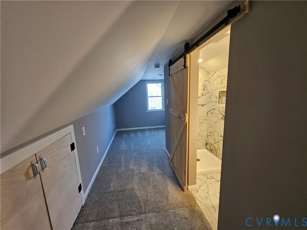 47 Ridge Road Blackstone, VA 23824 - Photo 17 of 23 a view of a hallway with wooden floor and staircase