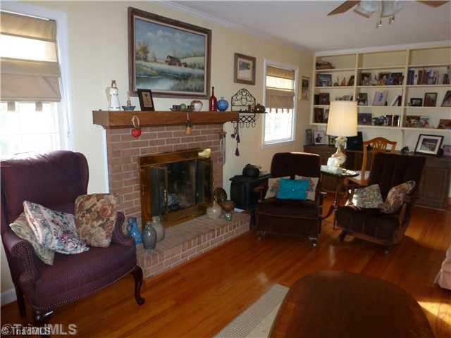 3215 Rolling Road High Point, NC 27265 - Photo 6 of 16 Den/Family/Great Room. Family Room with lots of builtin and Gas FP