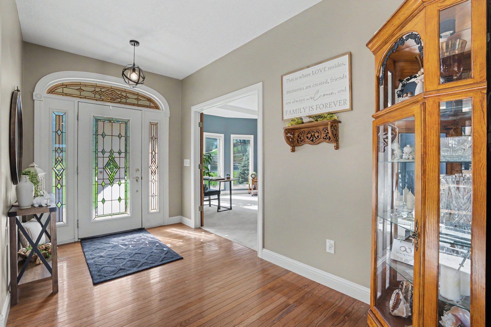 918 Melody Hills Fulton, IL 61252 - Photo 3 of 43 a view of hallway with furniture and a window