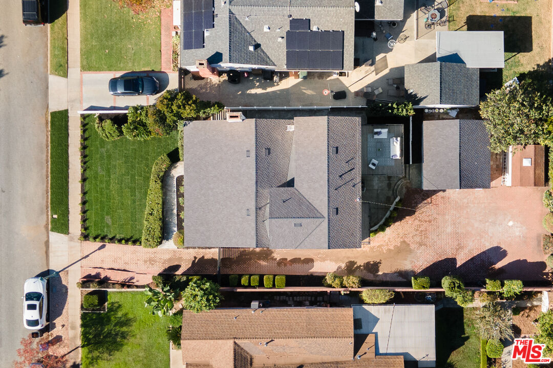 1795 Morada Place Altadena, CA 91001 - Photo 41 of 41 an aerial view of a house with a yard and potted plants