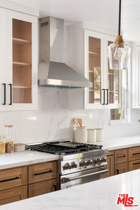 1795 Morada Place Altadena, CA 91001 - Photo 10 of 41 a kitchen with stainless steel appliances granite countertop a stove and a sink